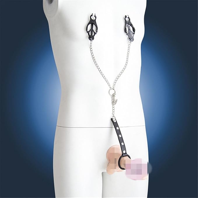 ชุดหนีบหัวนมพร้อมห่วงสวมลำแบบสิลิโคน ( รหัส PO224 )