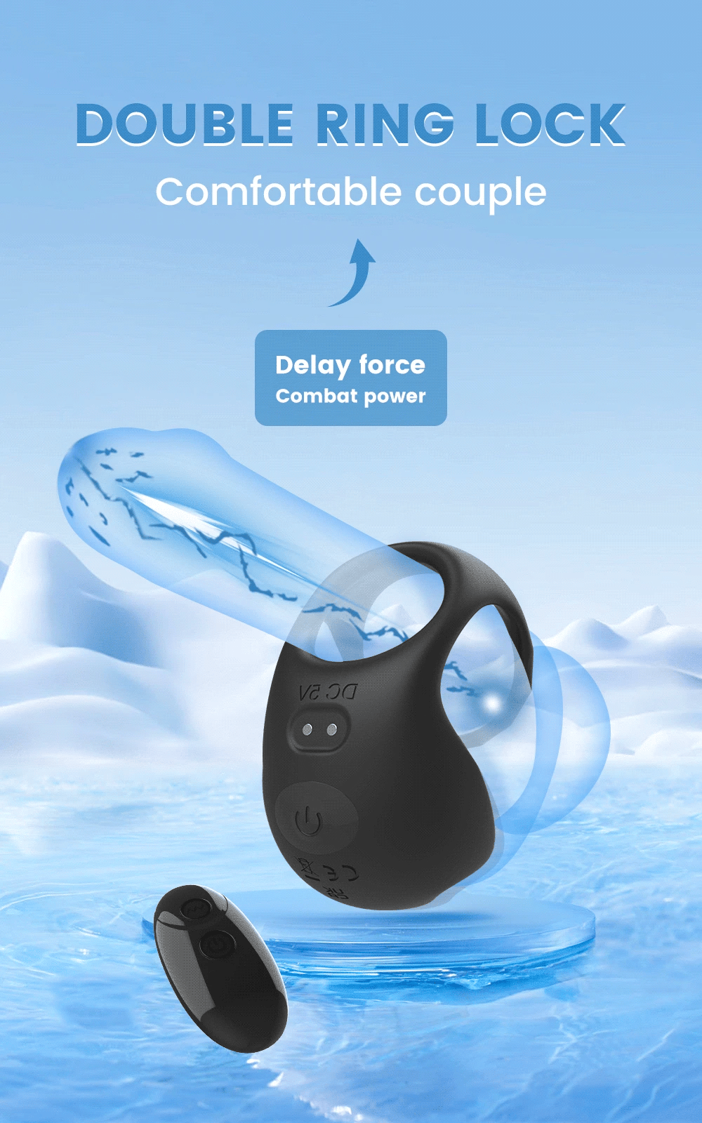 เครื่องสั่นไข่ DOUBLE RING ( รหัส CA04  )