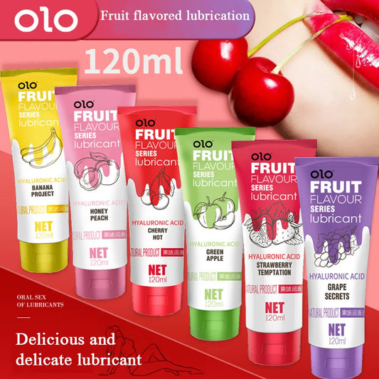 เจลหล่อลื่นกลิ่นผลไม้ OLO ขนาด 120ML ( รหัส T39 )