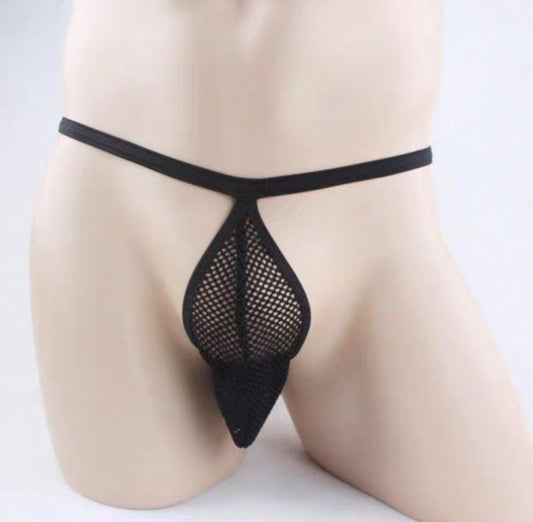 กางเกงในห่อเป้าซีทรู แบบ Jockstrap ขนาดฟรีไซส์ ( รหัส NG270 )