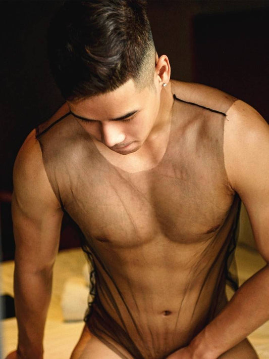 เสื้อแขนกุดซีทรู ( รหัส B278 )