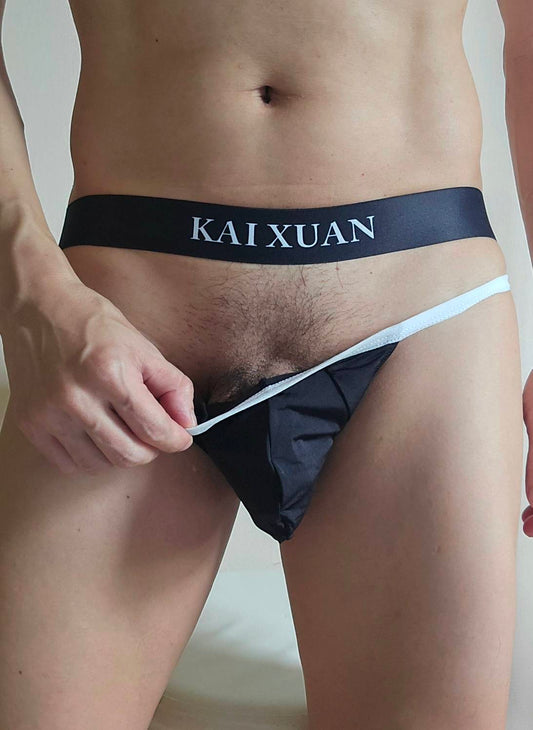 กางเกงในบิกินีขอบดับเบิ้ลเปิดหน้า ( รหัส NG274)