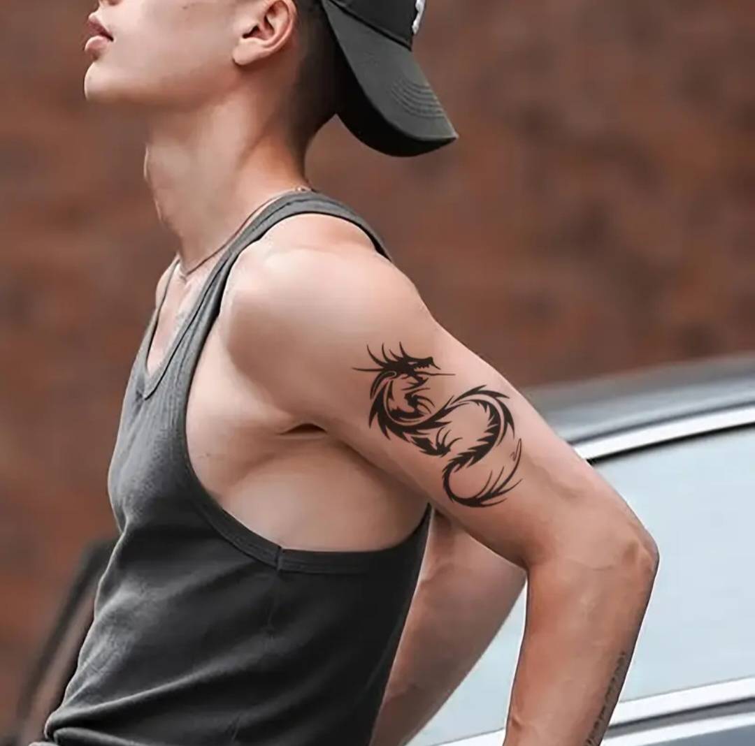 SET1 สติกเกอร์รอยสักแบบชั่วคราว ( รหัส AC6 )