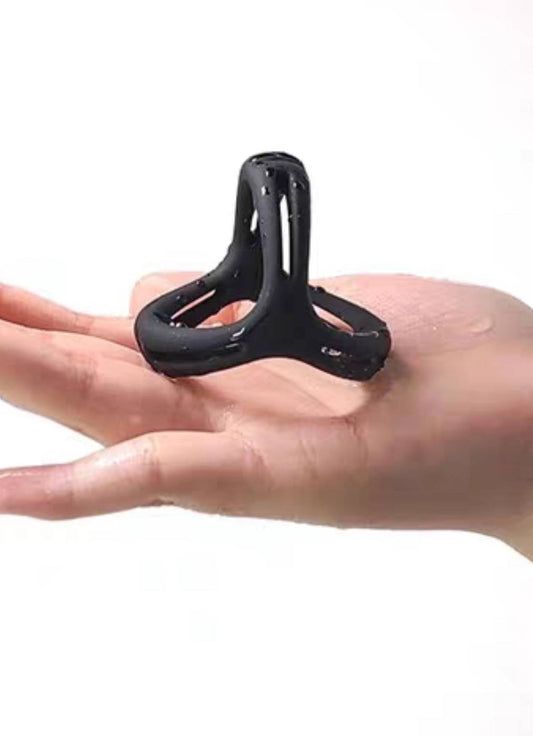 ห่วงรัดพวงสิลิโคนแบบสามช่อง ( รหัส RD128 )