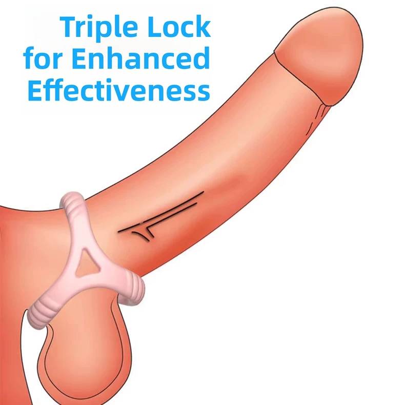 ห่วงสิลิโคนสามช่อง ( รหัส RD245 )