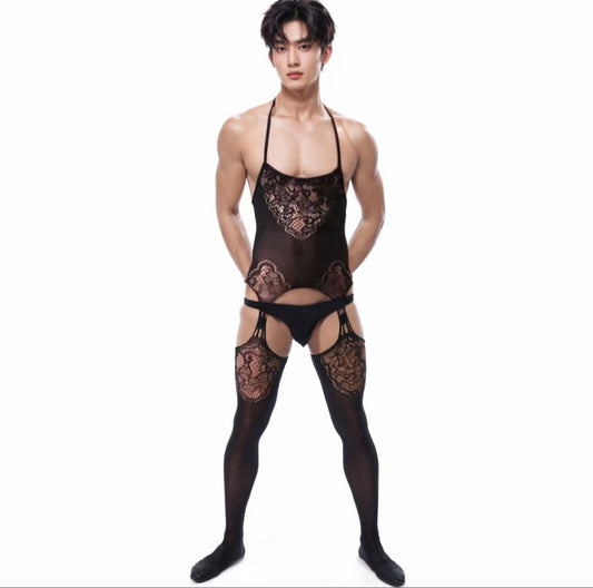 ชุดถุงน่องบอดี้สูท ขนาดฟรีไซส์ ( รหัส B146 )