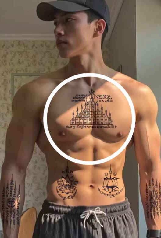 SET6 สติกเกอร์รอยสักแบบชั่วคราว ( รหัส AC21 )