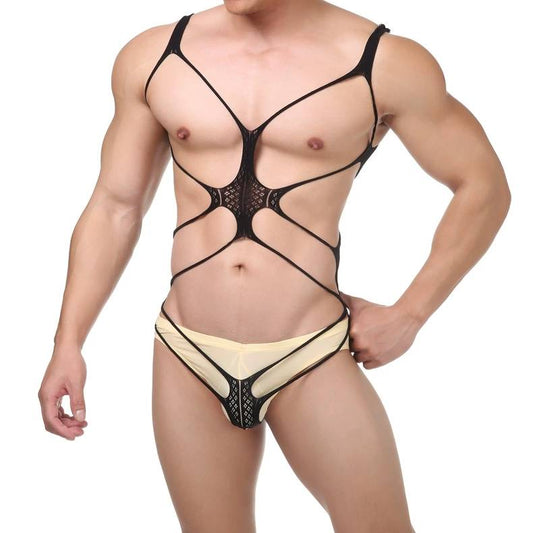 ชุด bodysuit สายเสียวขนาดฟรีไซส์ ( รหัส B3666 )