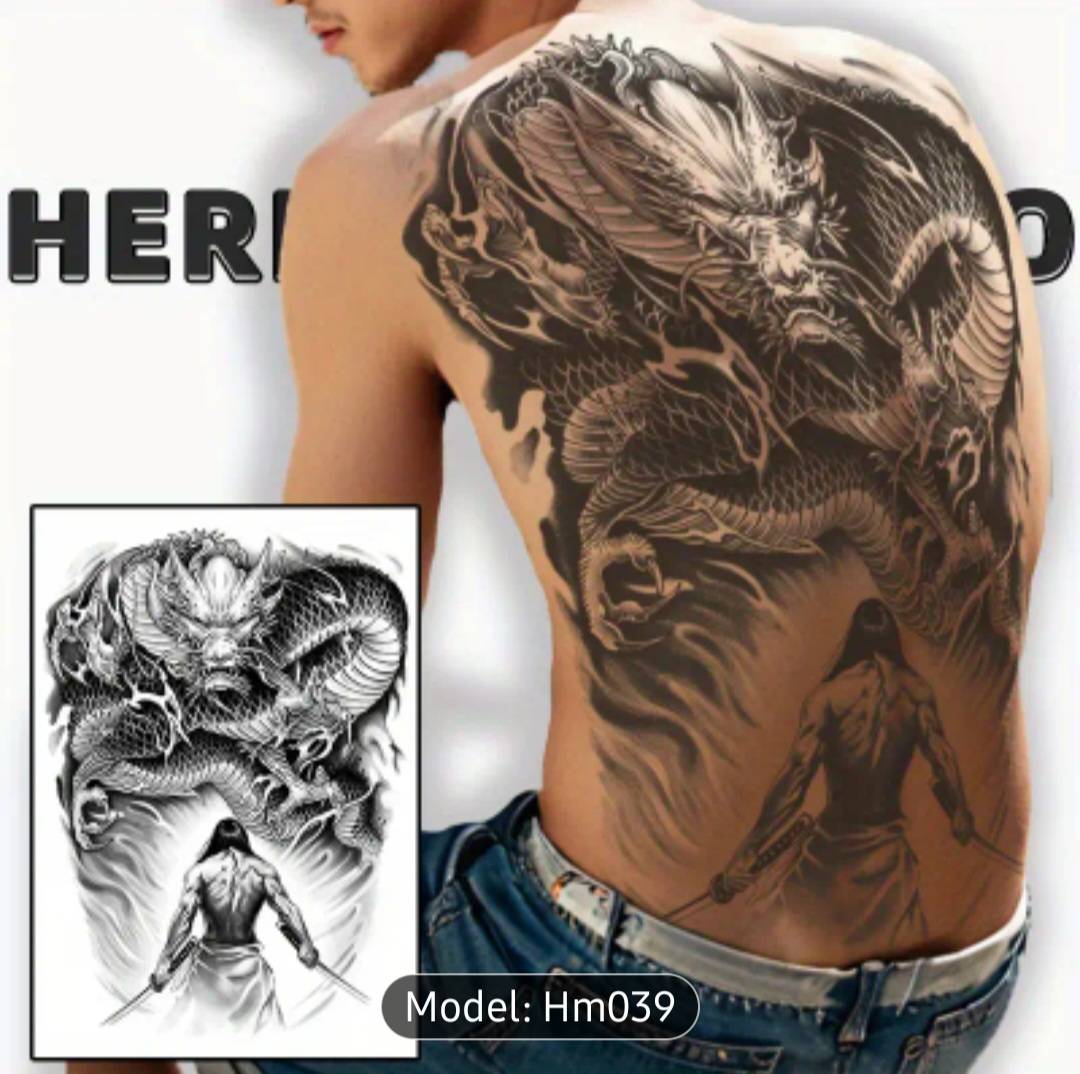 SET9 สติกเกอร์รอยสักแบบชั่วคราว ( รหัส AC26 )