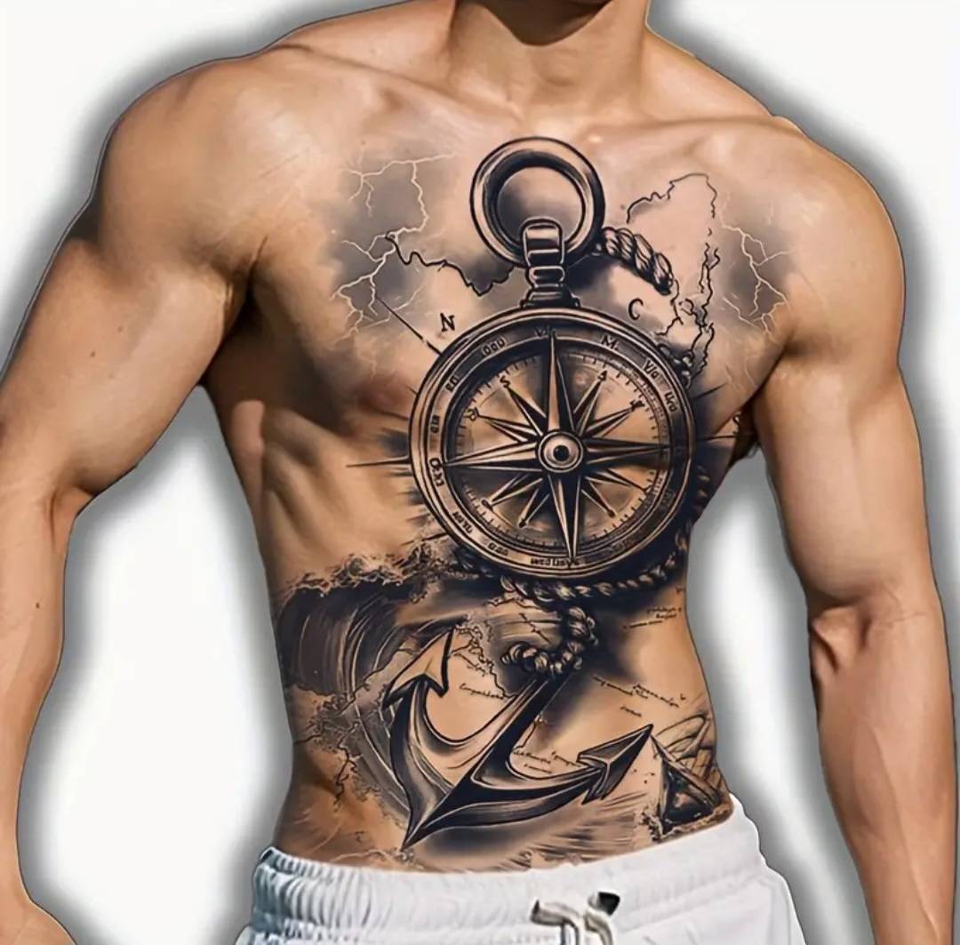 SET10 สติกเกอร์รอยสักแบบชั่วคราว ( รหัส AC27 )