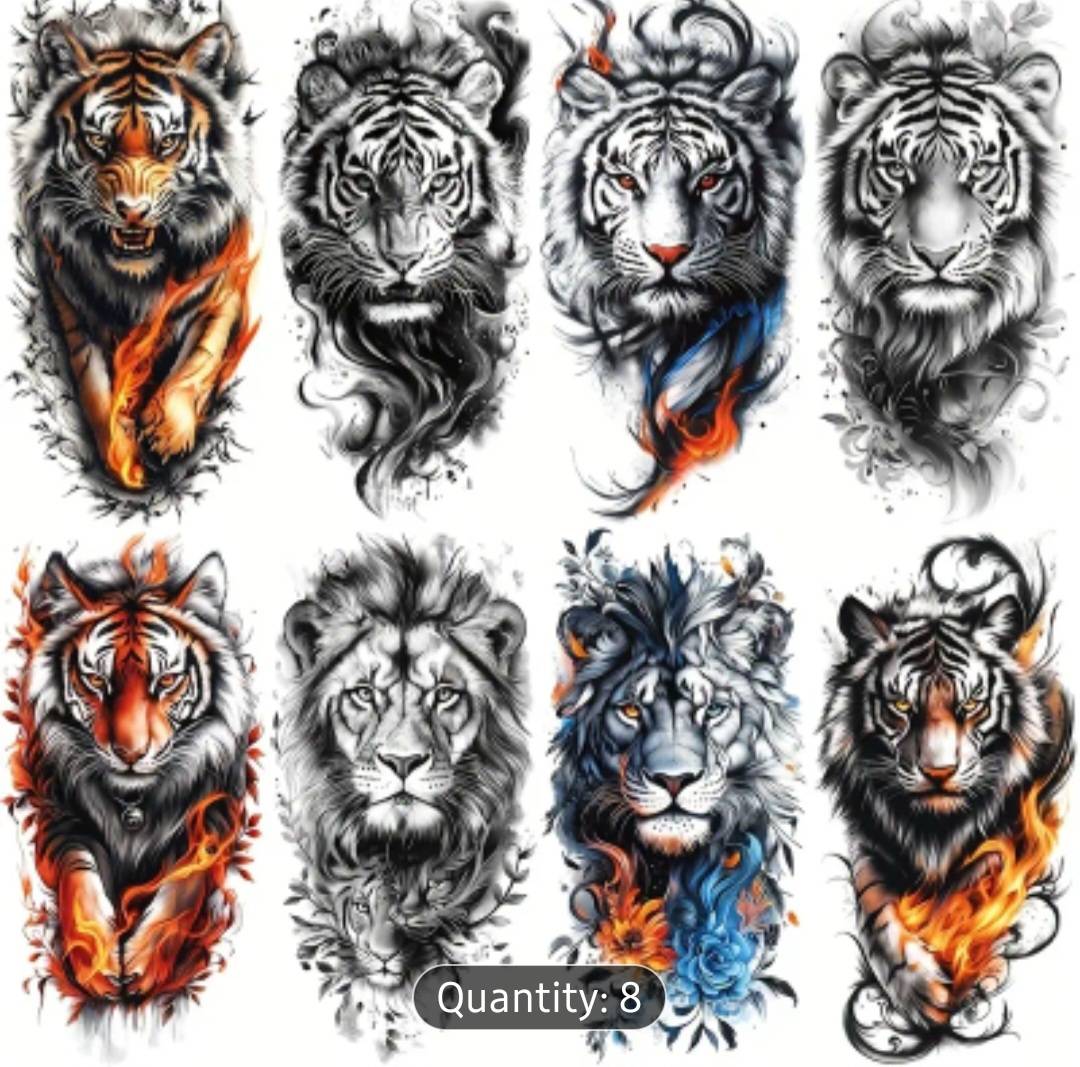 SET10 สติกเกอร์รอยสักแบบชั่วคราว ( รหัส AC27 )