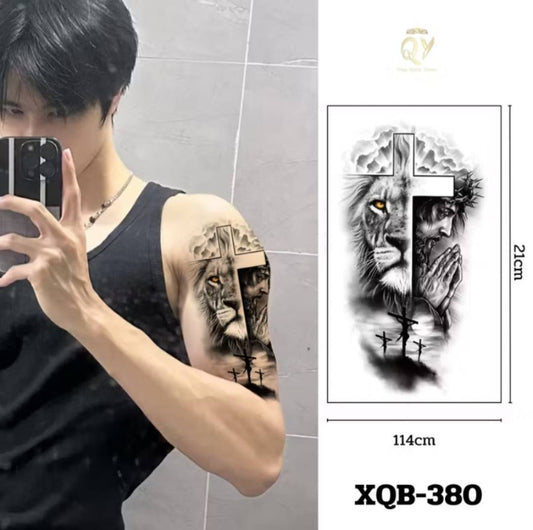 SET11 สติกเกอร์รอยสักแบบชั่วคราว ( รหัส AC28 )