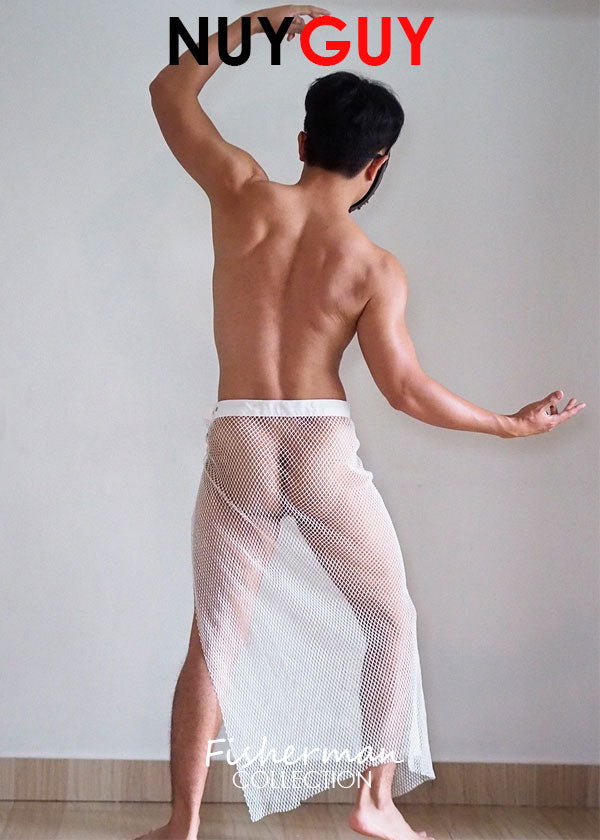 ผ้าตะข่ายซีทรูพันเอว NUYGUY FISHERMAN COLLECTION ( รหัส NG1027 )