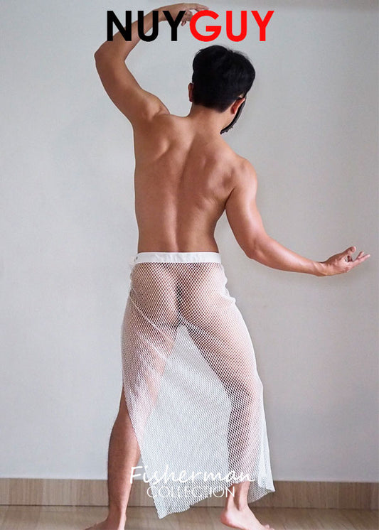 ผ้าตะข่ายซีทรูพันเอว NUYGUY FISHERMAN COLLECTION ( รหัส NG1027 )
